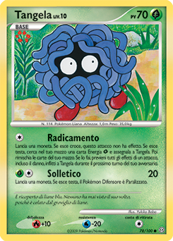 Tangela 078/106 — Fronte Di Tempesta (Italian Pokémon TCG card)
