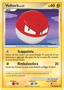 Voltorb 081/106 — Fronte Di Tempesta (Italian Pokémon TCG card)