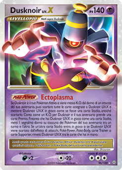 Dusknoir LV.X 096/106 — Fronte Di Tempesta (Italian Pokémon TCG card)