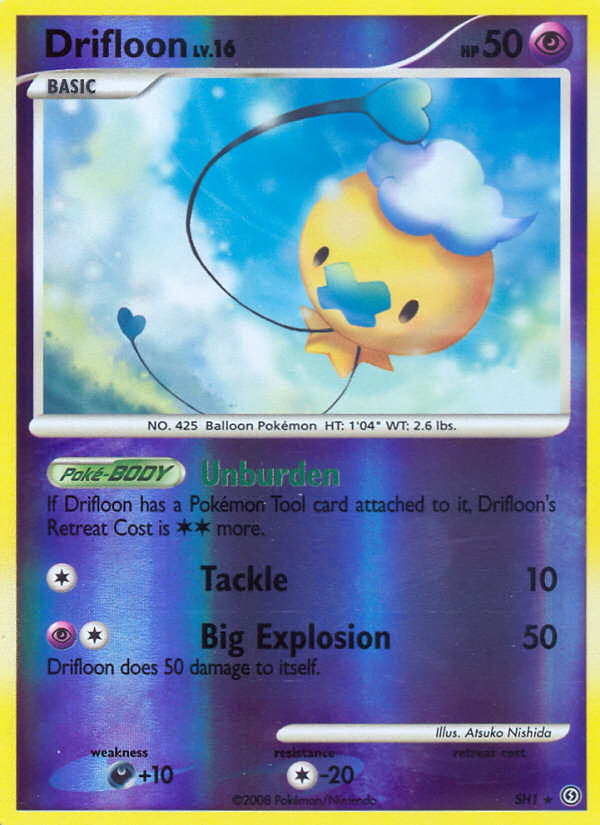 Drifloon SH1 — Fronte Di Tempesta (Italian Pokémon TCG card)
