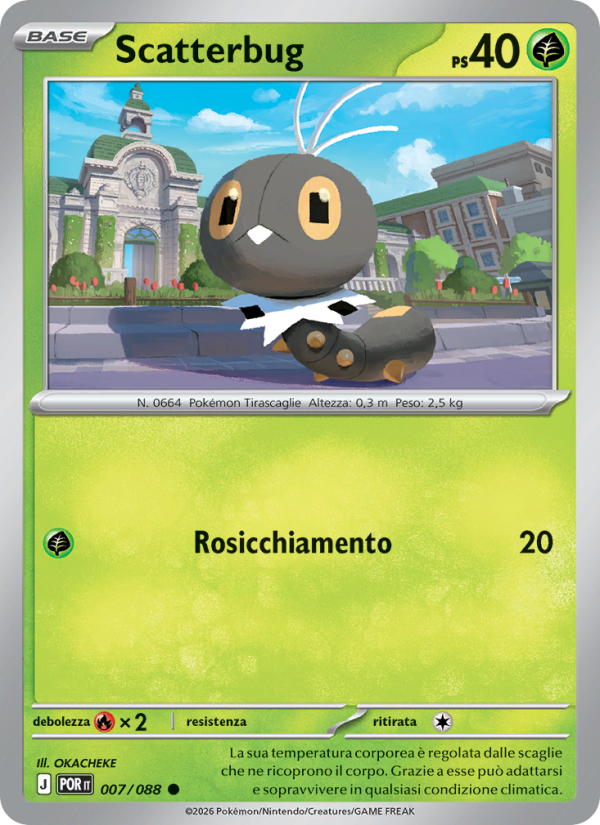 Scatterbug 007 — Equilibrio Perfetto (Italian Pokémon TCG card)