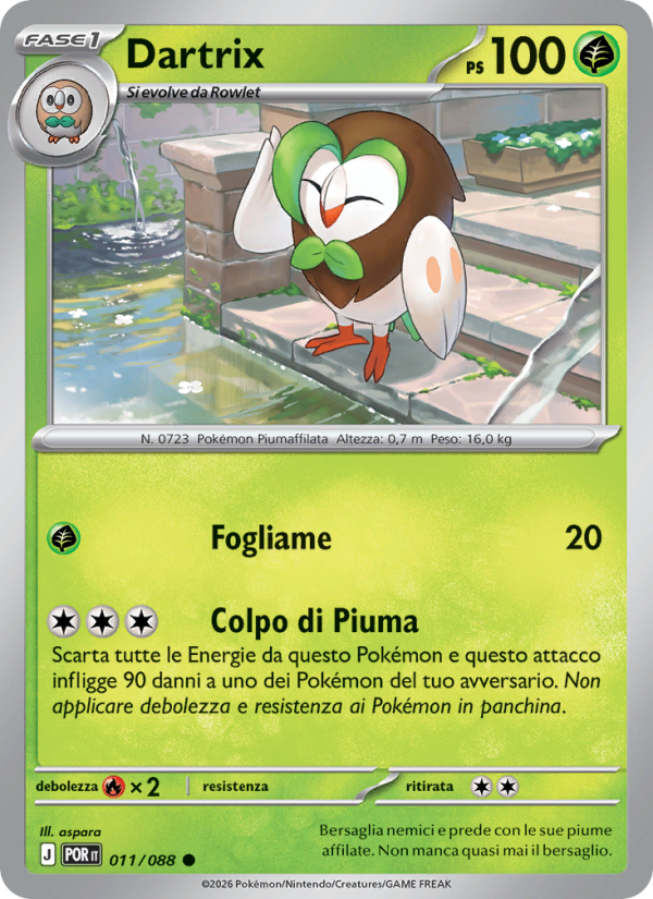 Dartrix 011 — Equilibrio Perfetto (Italian Pokémon TCG card)