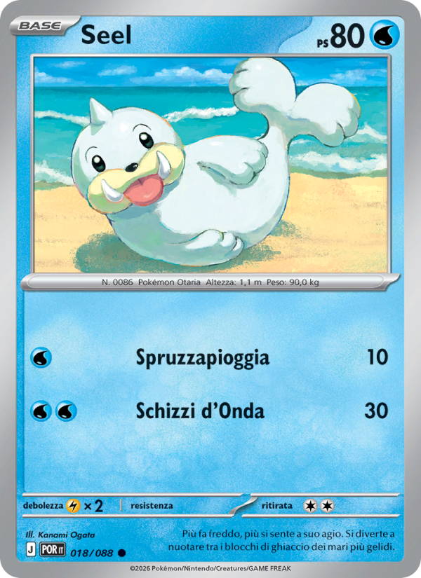 Seel 018 — Equilibrio Perfetto (Italian Pokémon TCG card)