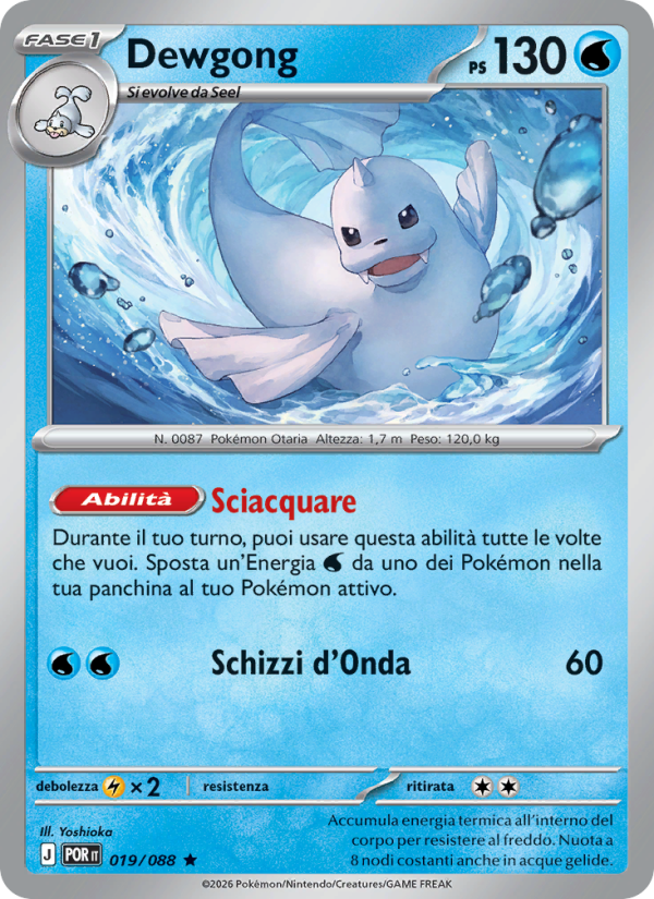 Dewgong 019 — Equilibrio Perfetto (Italian Pokémon TCG card)