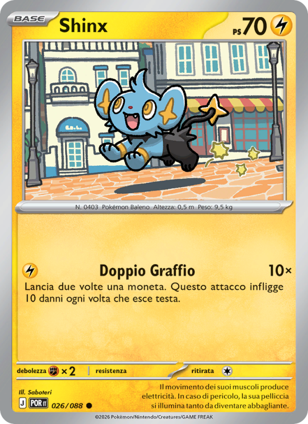 Shinx 026 — Equilibrio Perfetto (Italian Pokémon TCG card)