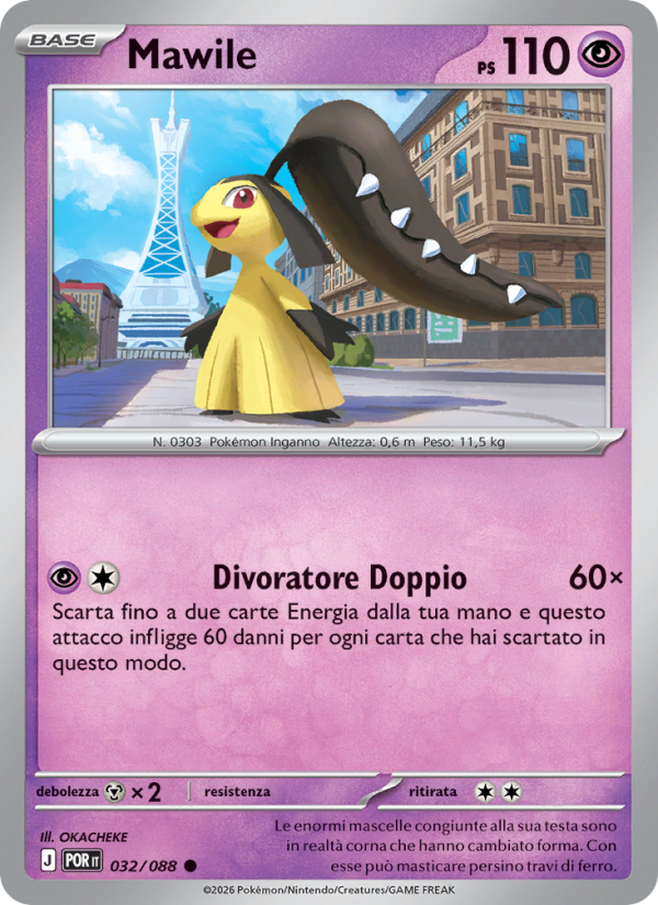 Mawile 032 — Equilibrio Perfetto (Italian Pokémon TCG card)