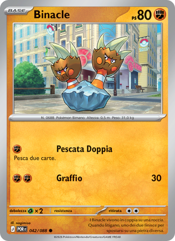 Binacle 042 — Equilibrio Perfetto (Italian Pokémon TCG card)