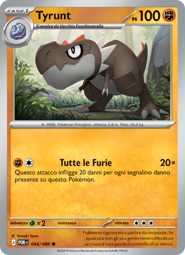 Tyrunt 044 — Equilibrio Perfetto (Italian Pokémon TCG card)