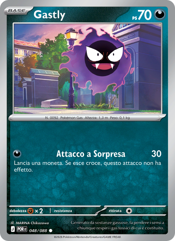 Gastly 048 — Equilibrio Perfetto (Italian Pokémon TCG card)