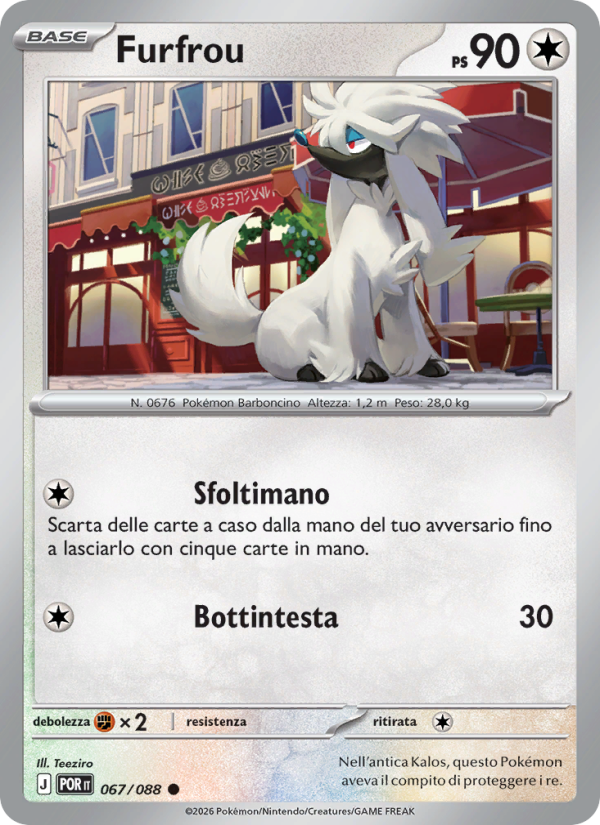 Furfrou 067 — Equilibrio Perfetto (Italian Pokémon TCG card)