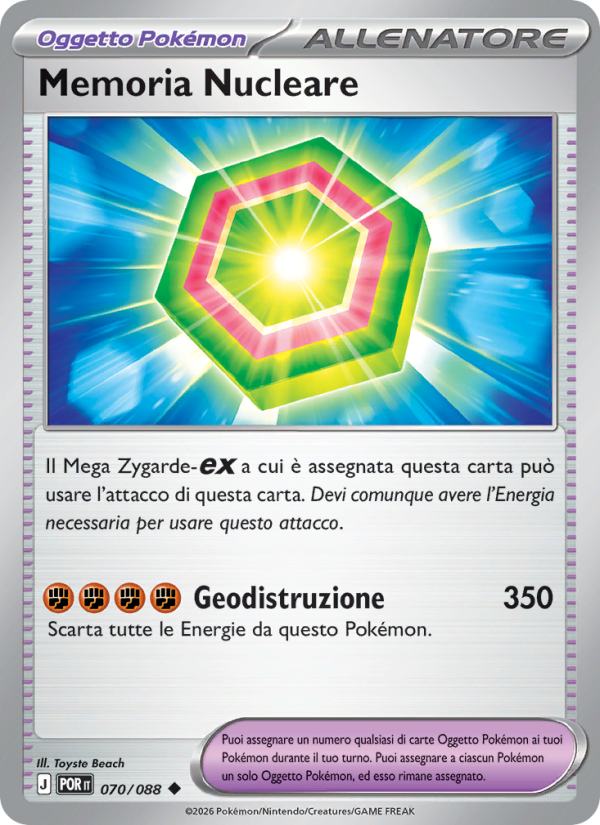 Memoria Nucleare 070 — Equilibrio Perfetto (Italian Pokémon TCG card)