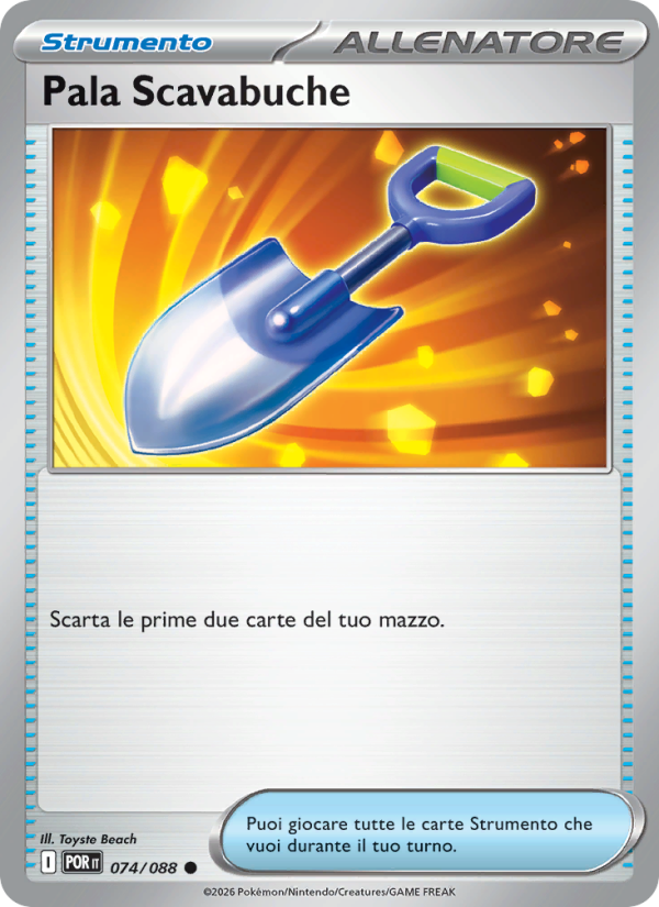 Pala Scavabuche 074 — Equilibrio Perfetto (Italian Pokémon TCG card)