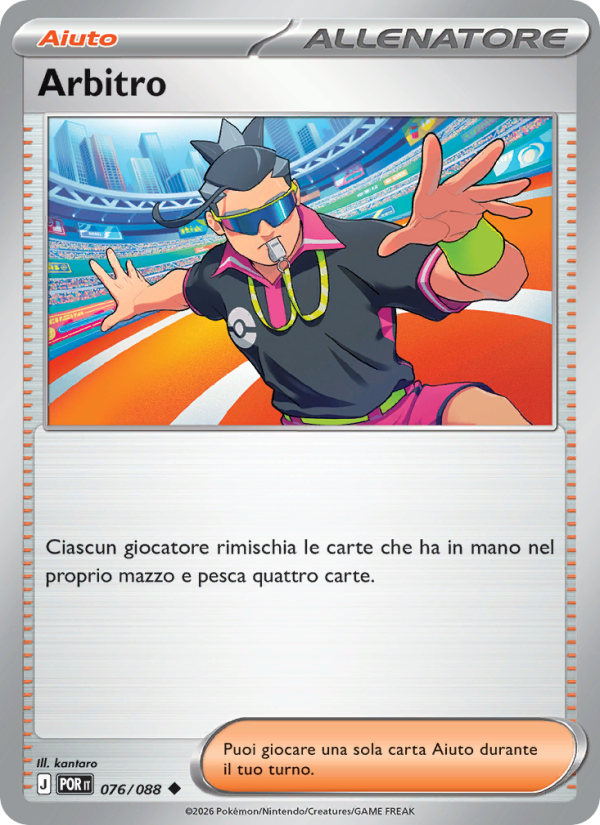 Arbitro 076 — Equilibrio Perfetto (Italian Pokémon TCG card)