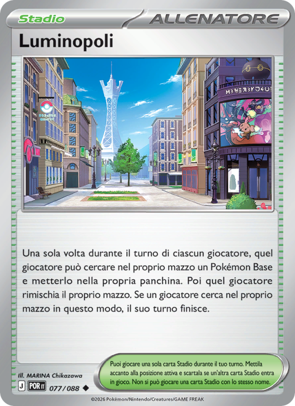 Luminopoli 077 — Equilibrio Perfetto (Italian Pokémon TCG card)