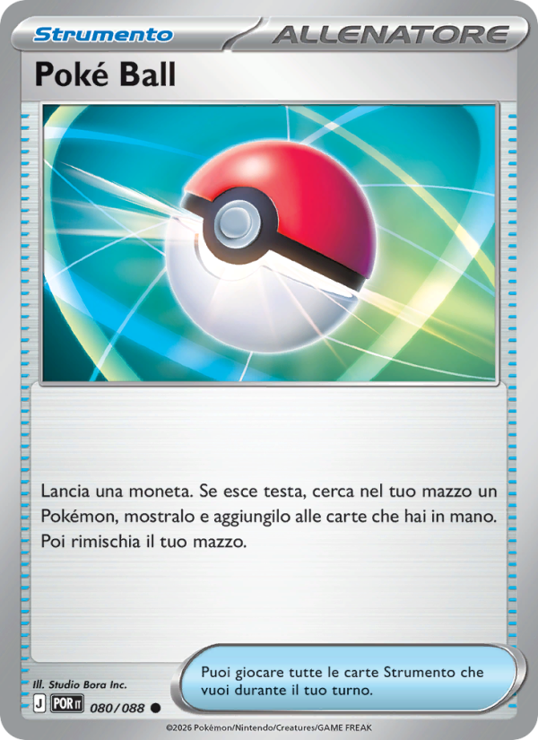Poké Ball 080 — Equilibrio Perfetto (Italian Pokémon TCG card)