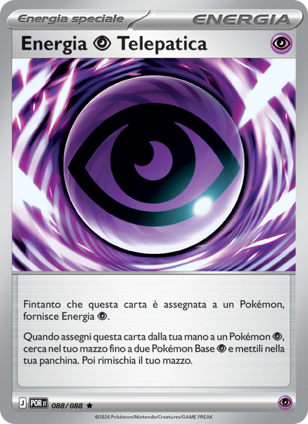 Energia Psychic Telepatica 088 — Equilibrio Perfetto (Italian Pokémon TCG card)