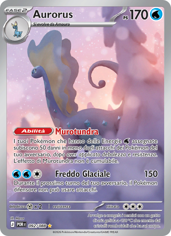 Aurorus 092 — Equilibrio Perfetto (Italian Pokémon TCG card)