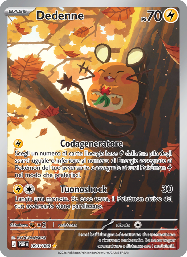 Dedenne 093 — Equilibrio Perfetto (Italian Pokémon TCG card)