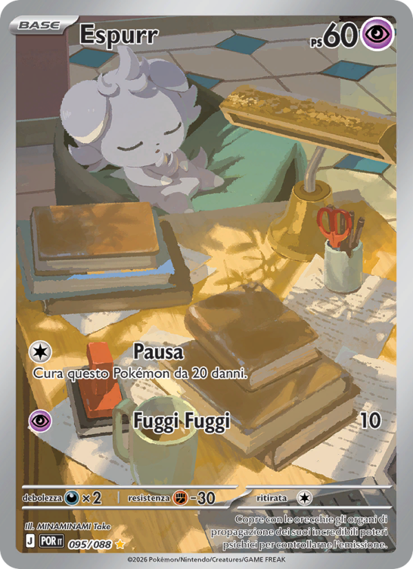 Espurr 095 — Equilibrio Perfetto (Italian Pokémon TCG card)