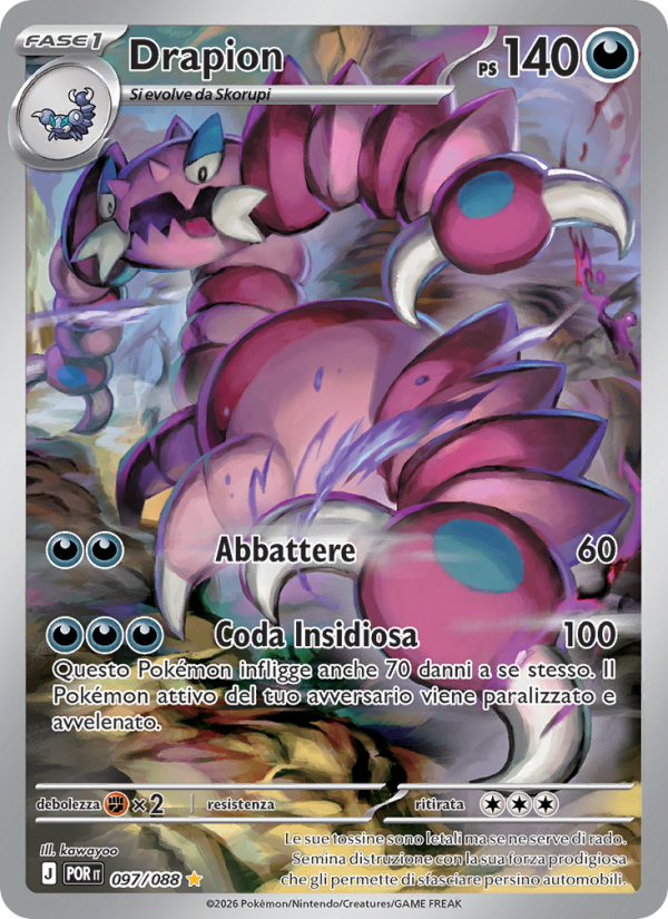 Drapion 097 — Equilibrio Perfetto (Italian Pokémon TCG card)