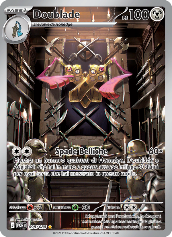 Doublade 098 — Equilibrio Perfetto (Italian Pokémon TCG card)