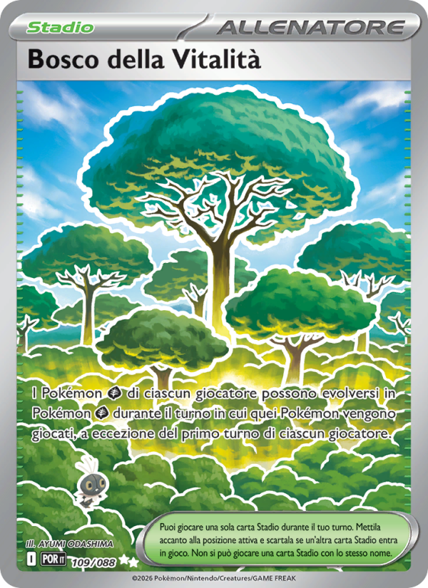 Bosco della Vitalità 109 — Equilibrio Perfetto (Italian Pokémon TCG card)