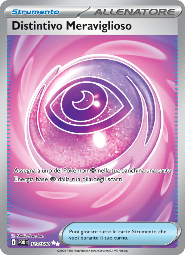 Distintivo Meraviglioso 117 — Equilibrio Perfetto (Italian Pokémon TCG card)