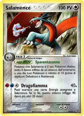 Salamence 019 — EX Drago (Italian Pokémon TCG card)
