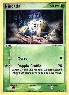 Nincada 067 — EX Drago (Italian Pokémon TCG card)