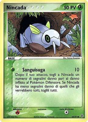 Nincada 068 — EX Drago (Italian Pokémon TCG card)