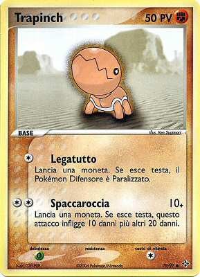 Trapinch 079 — EX Drago (Italian Pokémon TCG card)