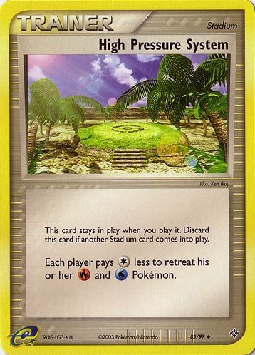 Sistema di Alta Pressione 085 — EX Drago (Italian Pokémon TCG card)