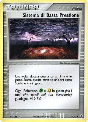 Sistema di Bassa Pressione 086 — EX Drago (Italian Pokémon TCG card)