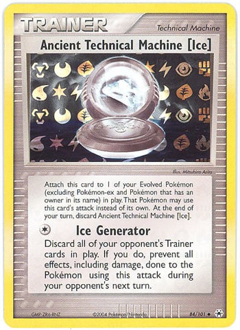 Antico Macchinario Tecnico [Ghiaccio] 084 — EX Leggende Nascoste (Italian Pokémon TCG card)