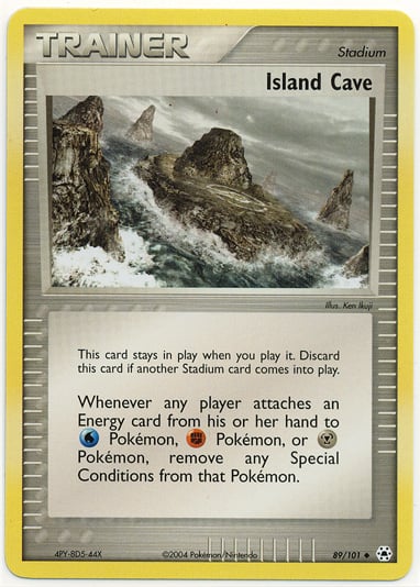 Isola Caverna 089 — EX Leggende Nascoste (Italian Pokémon TCG card)