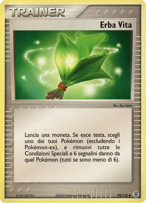 Erba Vita 090 — EX Leggende Nascoste (Italian Pokémon TCG card)