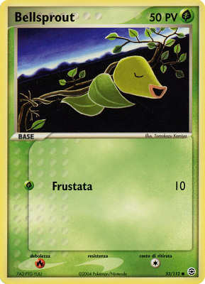 Bellsprout 053 — EX RossoFuoco e VerdeFoglia (Italian Pokémon TCG card)