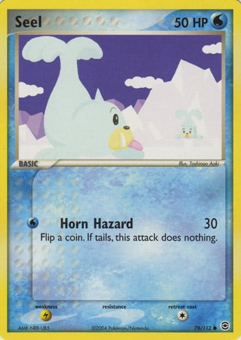 Seel 078 — EX RossoFuoco e VerdeFoglia (Italian Pokémon TCG card)