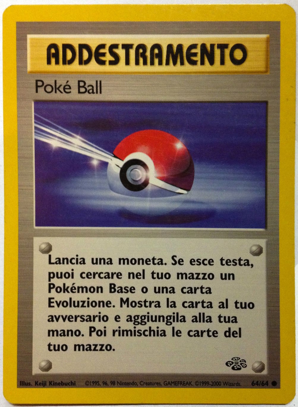 Poké Ball 095 — EX RossoFuoco e VerdeFoglia (Italian Pokémon TCG card)