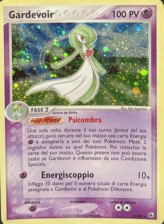 Gardevoir 007 — EX Rubino & Zaffiro (Italian Pokémon TCG card)