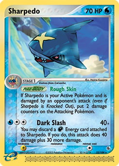 Sharpedo 022 — EX Rubino & Zaffiro (Italian Pokémon TCG card)