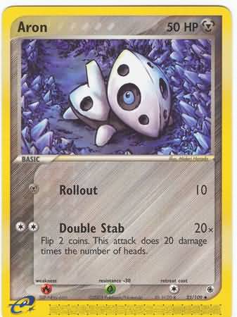 Aron 025 — EX Rubino & Zaffiro (Italian Pokémon TCG card)