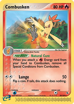 Combusken 028 — EX Rubino & Zaffiro (Italian Pokémon TCG card)