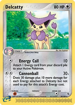 Delcatty 029 — EX Rubino & Zaffiro (Italian Pokémon TCG card)