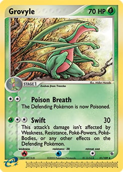 Grovyle 031 — EX Rubino & Zaffiro (Italian Pokémon TCG card)
