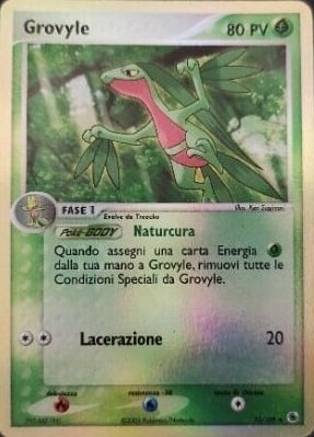 Grovyle 032 — EX Rubino & Zaffiro (Italian Pokémon TCG card)
