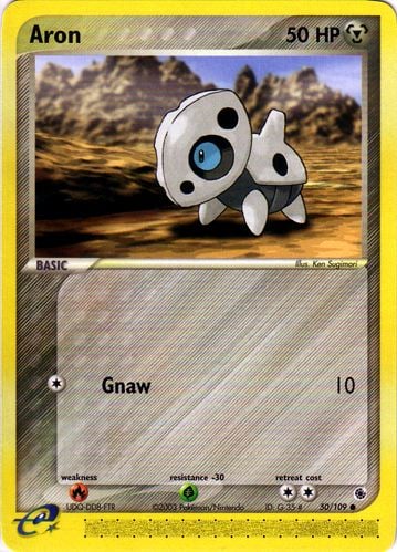 Aron 050 — EX Rubino & Zaffiro (Italian Pokémon TCG card)