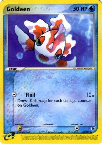 Goldeen 055 — EX Rubino & Zaffiro (Italian Pokémon TCG card)
