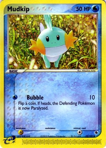 Mudkip 059 — EX Rubino & Zaffiro (Italian Pokémon TCG card)