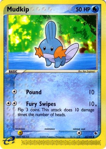 Mudkip 060 — EX Rubino & Zaffiro (Italian Pokémon TCG card)